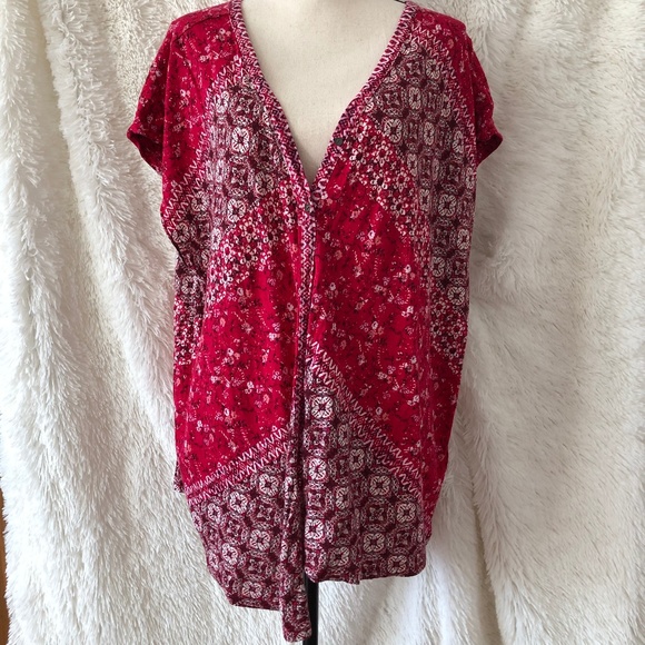 Lucky Brand Tops - *SOLD*Lucky Brand Button Up Top 3X